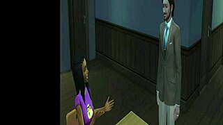 Chocolate girl deepthroats her social studies teacher in classroom after school.