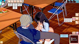 Teen Blowjob And Sex In Library