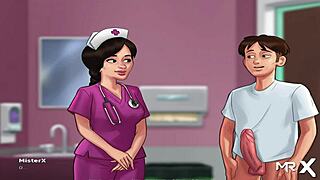 Nurse and patient's steamy affair