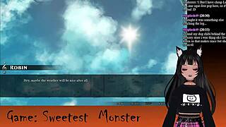 Lewdneko Plays Sweetest Monster Part 3 - Petite Halloween Game Thrills