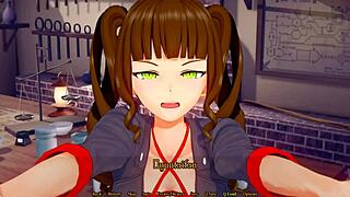 3D animated hentai with ahegao