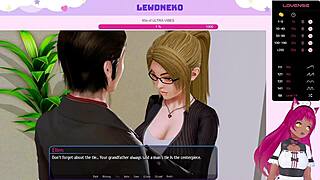 Vtuber Lewdneko dives into Harem Hotel part 15 with steamy maid blowjob action