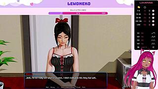 Vtuber Lewdneko dives into Harem Hotel part 15 with steamy maid blowjob action