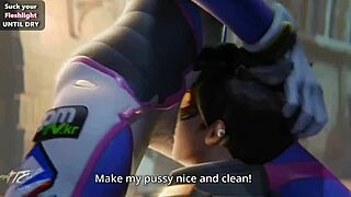 hey, ready to pay off that bet with d.va's hot instructions?