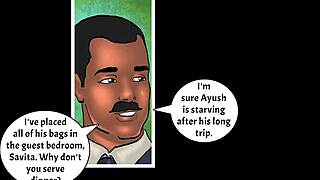 सविता भाभी एपिसोड 35 - अपनी आकर्षक हरकतें उजागर करती है