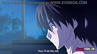 शाई ब्लू-हेयर्ड गर्ल बेस्ट फ्रेंड के साथ रिसॉर्ट में मजा करती है