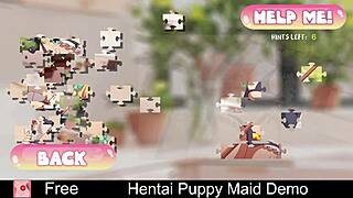 I’m obsessed with this hentai puppy maid demo, so erotic!