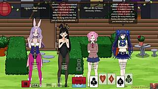 Erotic game escalates to strip poker