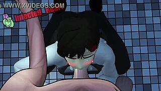 Kobeni POV में sloppy blowjob देती है, उसकी deepthroat skills endlessly loop करती हैं