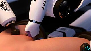 Hentai 3D uncensored Mercy gets fucked hard by dominant AI for multiple intense orgasms