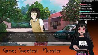 Lewdneko Plays Sweetest Monster Part 3 - Petite Halloween Game Thrills