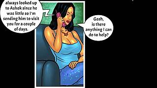 सविता भाभी एपिसोड 35 - अपनी आकर्षक हरकतें उजागर करती है