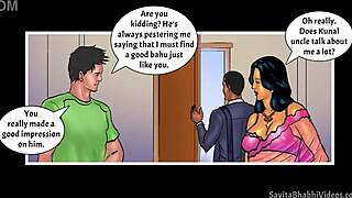 सविता भाभी एपिसोड 35 - अपनी आकर्षक हरकतें उजागर करती है