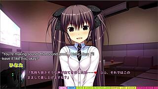 Hinata Hyuga in Tenioha 2 love route, taking my load down her throat