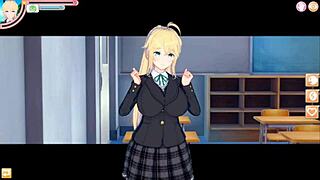 Margaret's big boobs bouncing animatedly