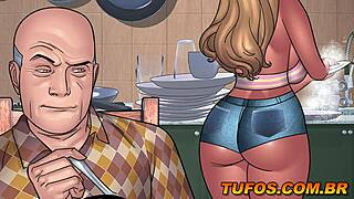 Maid seduction by mature employer