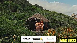 Cartoon beach babes and Boss