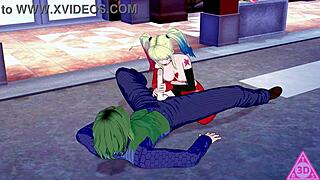 Harley Quinn Hentai Drives Me Wild with Handjob and Cumshot
