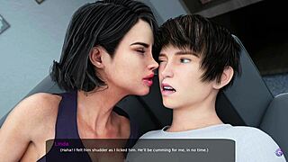 Horny Stepmom and Stepson Animated