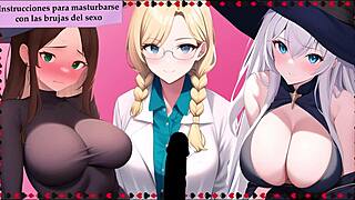 In this casual tale, las brujas del sexo throw an ORGÍA DE DESPEDIDA with JOI en español, dominating as femdom slaves in manga roleplay.