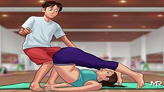 समरटाइम सागा ई1 91 - इंटेंस योगा सेशन हॉटर हो रहे हैं