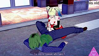 Harley Quinn Hentai Drives Me Wild with Handjob and Cumshot