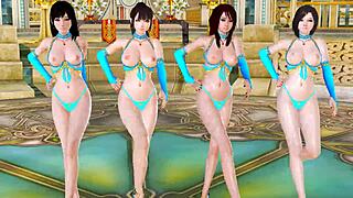 Hora De Antojar 1 - Miu Hinasaki, Sango, Yuri Kozukata, and Kim Jiyun in Sensual 3D Solo Dancing