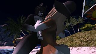 3D animated pornography with big ass missionary and doggystyle sex