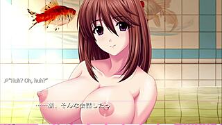 Ijira Rental: Satsuki's 2nd Route Bathroom Blowjob Scene