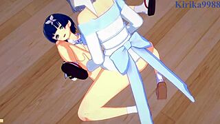 Yozakura and Yumi's intense futanari sex