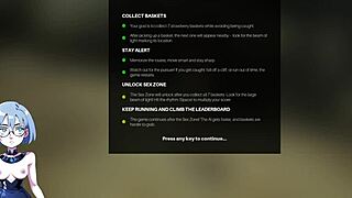 Horny Blonde In Outfit Fucked By Fat Old Man! Catch Me Gameplay Action!