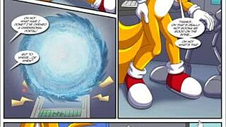 सोनिक पॉर्न कॉमिक रीडिंग इंटेंस फकिंग सीन के साथ