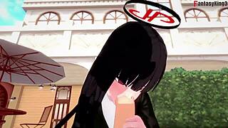 Sunako Nakahara Office Girl Blowjob Fantasy