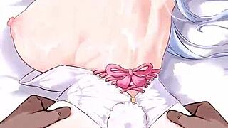 Cartoon porn with anal action