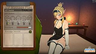 3D Thalia cowgirl porn with ass fucking and BDSM elements