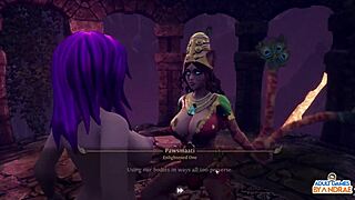 ep15 में कर्वी बेब गायंट्स को ब्लो कर रही है नेपेलिम ब्रीडर्स में