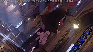 Yo, check this MMD nun strip tease to Blackpink's beat!