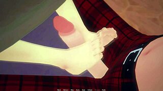 टॉम्बॉय दूध निकालती है तुम्हारे लंड को अपनी चूचियों और जांघों से