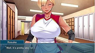 hey, check out these wild sex scenes with the busty wife in part two of the hentai game
