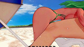 समर किंग ने बीच पर सेक्सी ब्लोजॉब और छुपी चीटिंग चाट दी