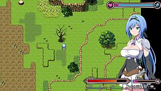 नाइटमेयर नाइट पार्ट 3 में सिटी गार्ड को हाथ मारते हुए पकड़ा। वाइल्ड हेंटाई गेम मोमेंट बड़े मम्मे फेटिश एक्शन के साथ!