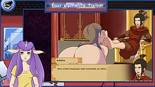i got into avatar the last airbender four elements trainer part 30 with that steamy shower fun
