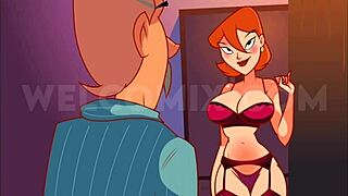 होम एनीमेशन में नॉटी गुड नाइट किस