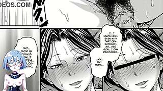 Oh man, this Japanese milf gets totally dominated with 3D oppai tits in the game, so hot! 😈