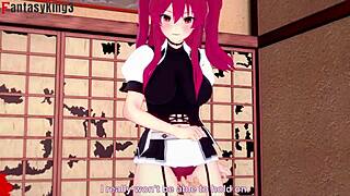 stella vermillion gives footjob handjob boobjob and pov fucking in uniform with big tits ass boobs