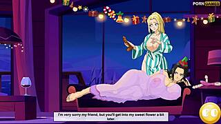 Anime Girls Throwing a Wild Christmas Party with Holiday Fun