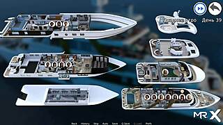 In waterworld, this tight bikini milf from aqua anime gets fucked hard in the cabin with her teen friend