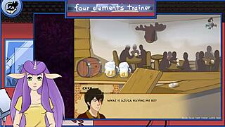 i got into avatar the last airbender four elements trainer part 30 with that steamy shower fun