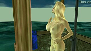 Beach shower wild ho jati hai jab naked babe apni soaked chut ko outdoors toys karti hai