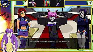 teen titans tower part 1 has lizard queen banging hard